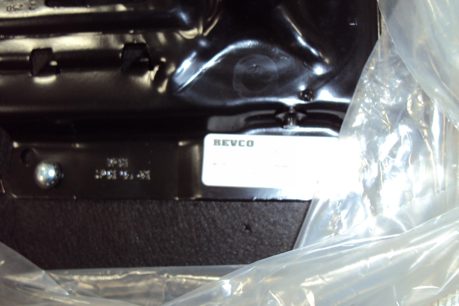 BEVCO 5500-V-BK Task Chair: Black, Vinyl, 300 lb Wt Capacity
