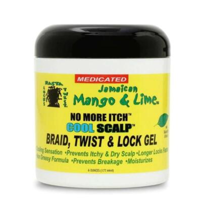 Jamaican Mango & Lime Cool Scalp Braid, Twist & Loc Gel 177ml