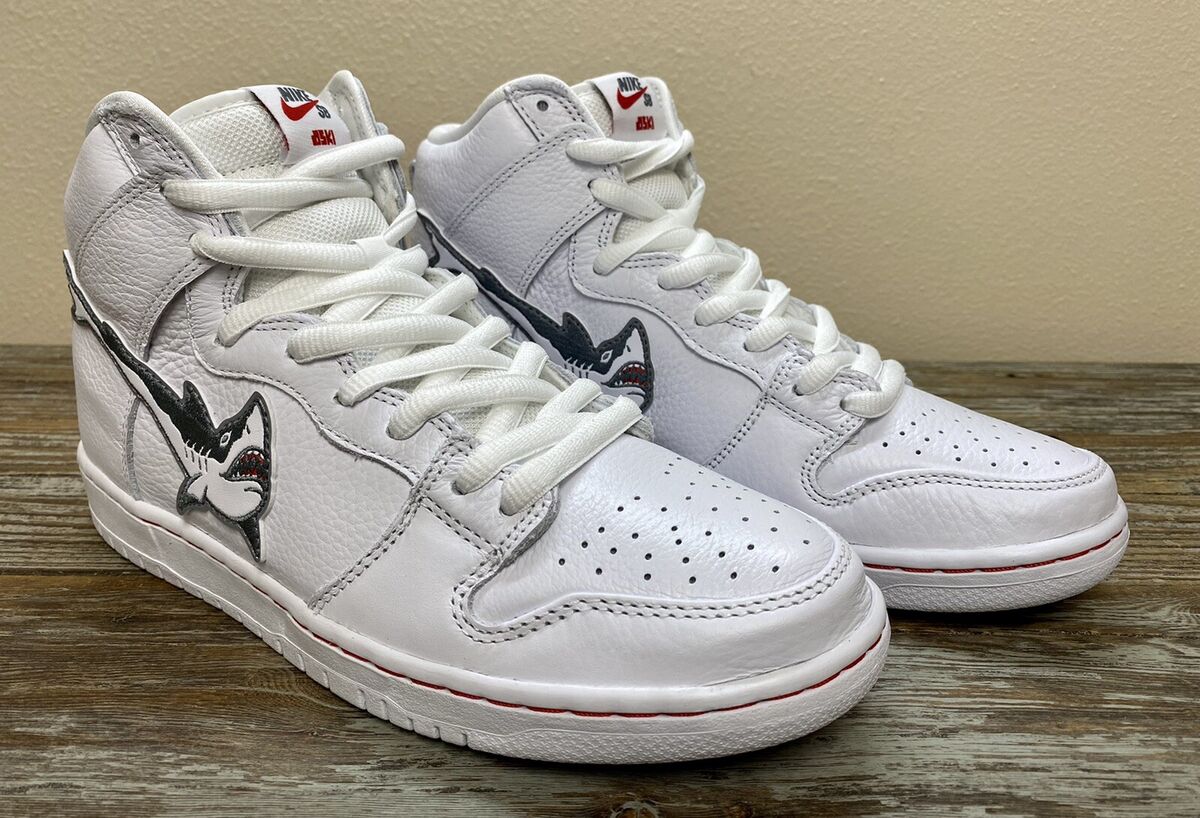 Nike SB Dunk High Oski Great White Sneakers DC8908-105 Men's Nike SB Dunk High Oski Great White Sneakers DC8908-105 Men's