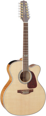 TAKAMINE Westerngitarre, G-Serie, GJ72CE 12 NAT, Jumbo/C, 12-Saiter