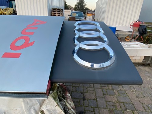Pylon Werbeleuchte Werbeaufsteller Aufsteller Leuchtwerbung - Bild 5 von 8
