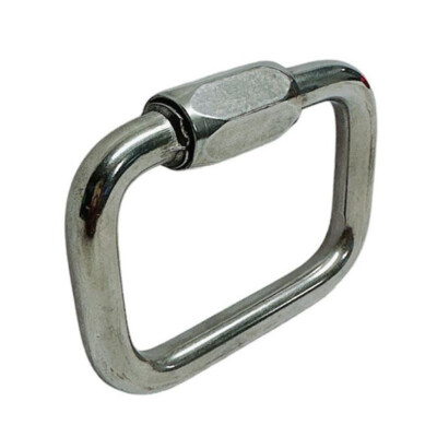 Stainless Steel T316 Square Quick Link 1/8'' 330 Lbs WLL Marine Grade