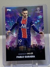 2021 Topps UEFA Champions League Football Festival Steve Aoki Pablo Sarabia