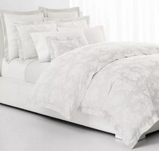 Lauren Ralph Lauren Mya Floral Duvet Cover Jacquard Cotton King White 470