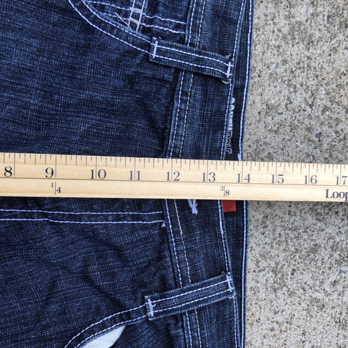 VTG Southpole Jeans Mens 34x32 Blue Baggy Red Tab Wide Leg Y2k Skater Hip Hop - Picture 14 of 16