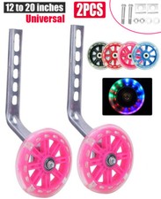 Universal Kids Girls Bicycle Training Wheels Stabilisers For 12-20" Bike Cycle