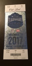TCU vs Stanford 2017 Valero Alamo Bowl football ticket stub