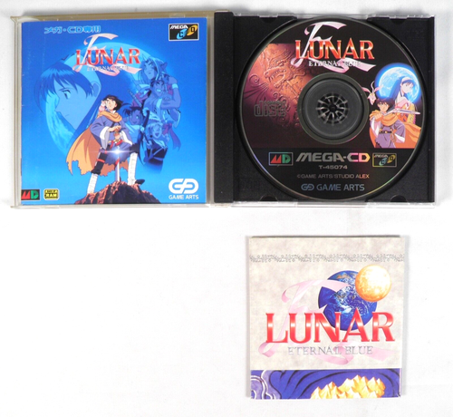 LUNAR Eternal Blue Sega Mega-CD Map Jap Japan - Imagen 5 de 8