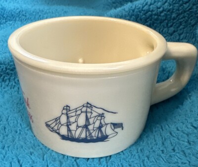 Vintage Old Spic Shaving Mug Cup Ship Grand Turk Salem 1786 Shulton 43 Near Mint