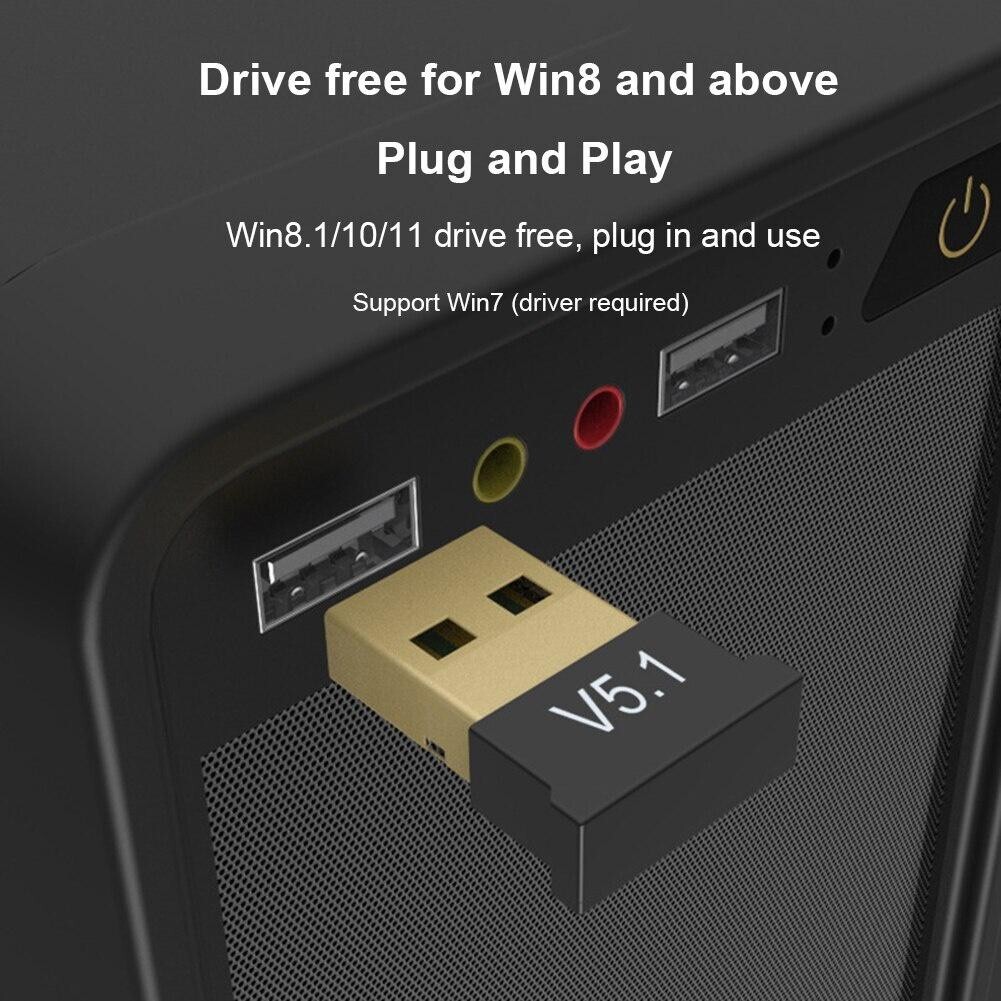 Adattatore Bluetooth 5.0 USB - Plug And Play Per PC Windows, Fino A 20 Metri - Foto 13