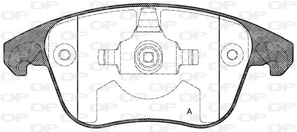Plaquettes de frein avant pour Citroën C4 Grand Picasso 2.0 HDi 138 150 freins auto de rechange