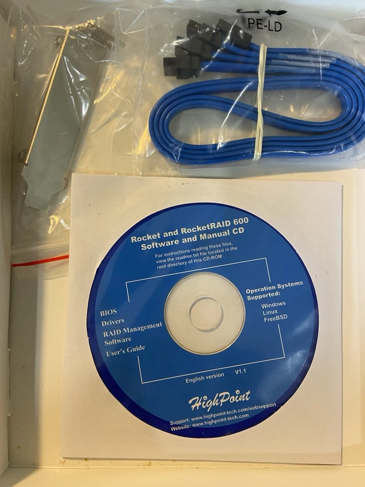 HIGHPOINT ROCKET 622A DUAL PORT eSATA 6HB/S PCI-EXPRESS 2.0 HOST Open Box - Image 3 of 4