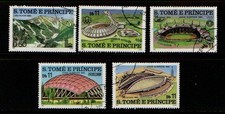 Sao Tome and Principe 1980 Olympic Games Mi 632-36 Sc 567-71 Used