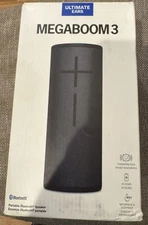 New Ultimate Ears Megaboom Bluetooth Waterproof Speaker Black