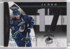 2011-12 Limited Jumbo Materials Jersey Number Prime 9/10 Ryan Kesler #8 0c3