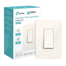 2 Pack Kasa Smart Light Switch HS200-LA Single PoleNeutral Wire Req 2.4GHz Wi-Fi