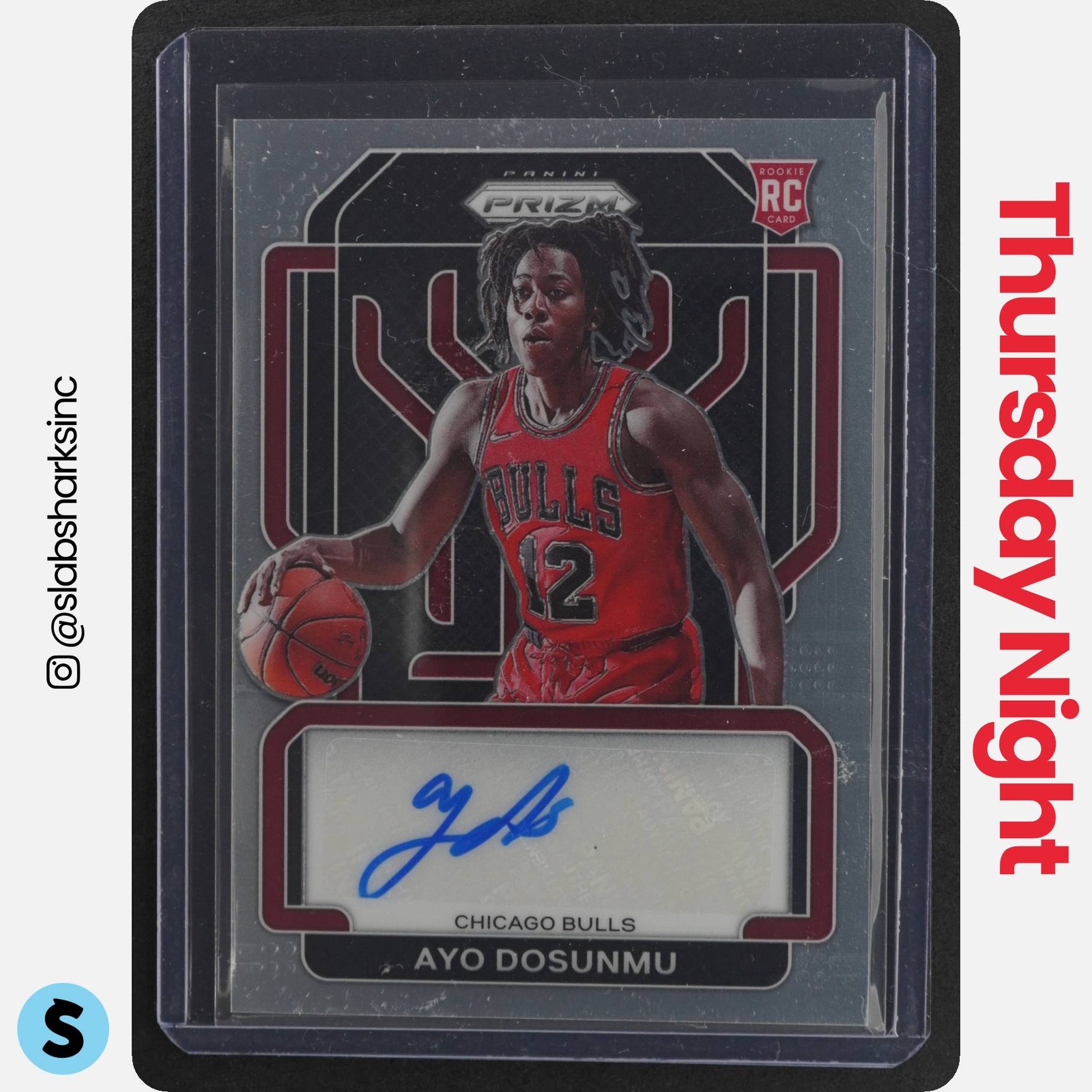 2021 PANINI PRIZM #RS-AYO AYO DOSUNMU SIGNATURES RC AUTO ROOKIE