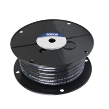 ANCOR MARINE GRADE PRODUCTS 116002 1/0 Black Tinned Wire 25'