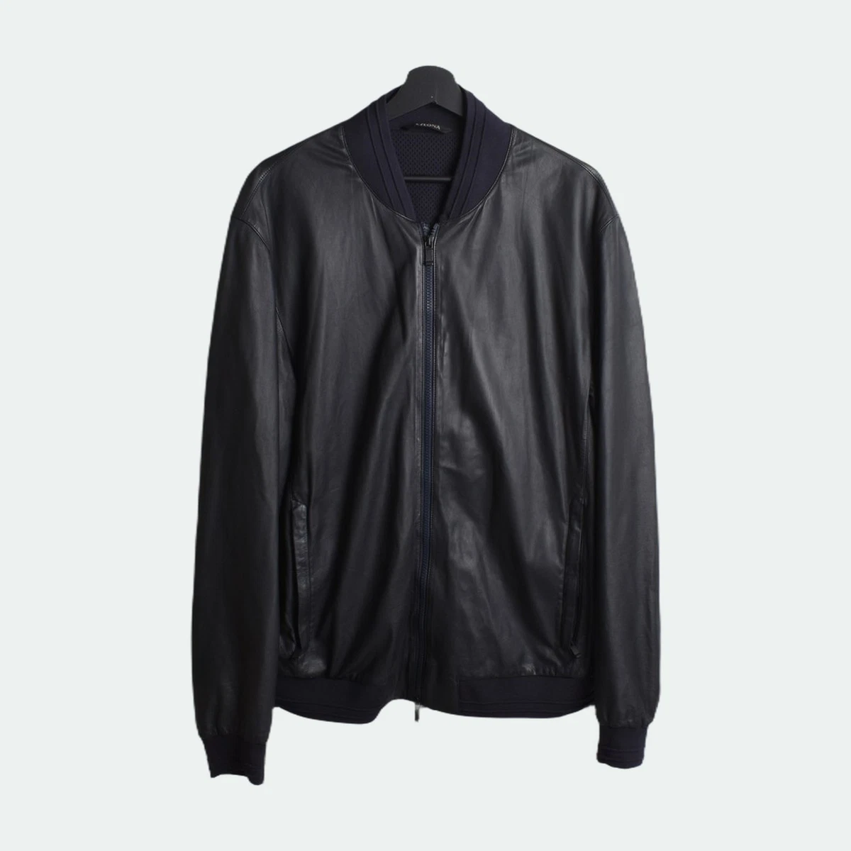 Ermenegildo Zegna Coats, Jackets & Vests Leather Outer Shell for