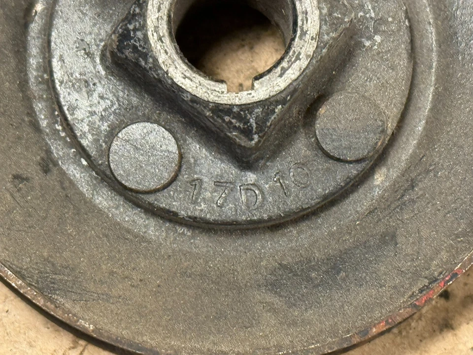 原装 MG MGA Midget Triumph Spitfire Austin Healey Sprite C40 Dynamo 滑轮 — 第 4/4 张图片