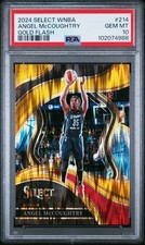 Select WNBA 2024 Gold Flash Courtside /10 Angel McCoughtry No.214 PSA 10 3A