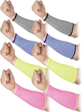 4 Pairs Arm Protectors for Thin Skin and Bruising Cut Resistant Arm