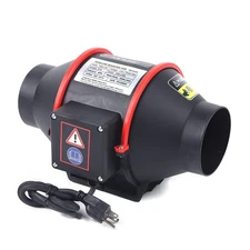 4 inch 310CFM Inline Duct Ventilation Fan Vent Exhaust Blower Vent Fan New