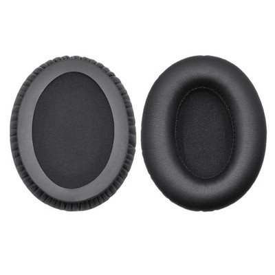 2Pcs Leather+Sponge Earpads Cushion Cover For Mpow 059 Bluetooth Headset