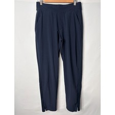 Athleta Brooklyn Ankle Pants Navy Blue Size 4 Lightweight Travel Commuter Pant