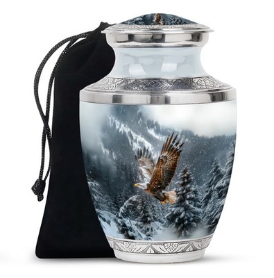 Eagle Cremation Urn for Human Ashes Adult Men & Women, (10 Inch)