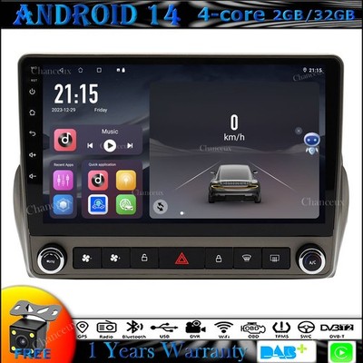 9'' Android 14 Head Unit Carplay GPS SAT Navi Radio für Chevrolet Chevy Camaro 10-15