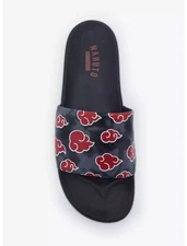 Naruto Shippuden Akatsuki Unisex Teen Slide Sandals (Run Small) – S/M/L