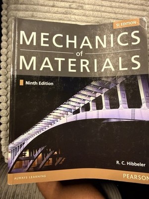 Mechanics of Materials Ninth Edition SI Edition R. C. Hibbeler Pearson Paperback