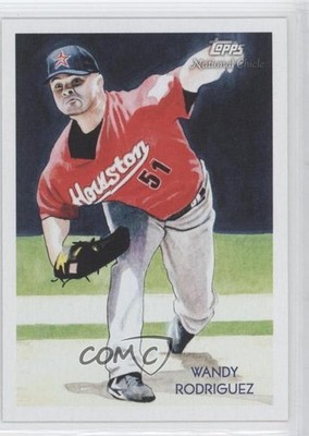 2010 Topps National Chicle Bazooka Back Wandy Rodriguez by Jason Davies #59 0a1