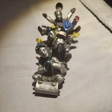 Hudson Pewter Villagers #7251 Toboggon Ride Limited Edition 52 of  1500