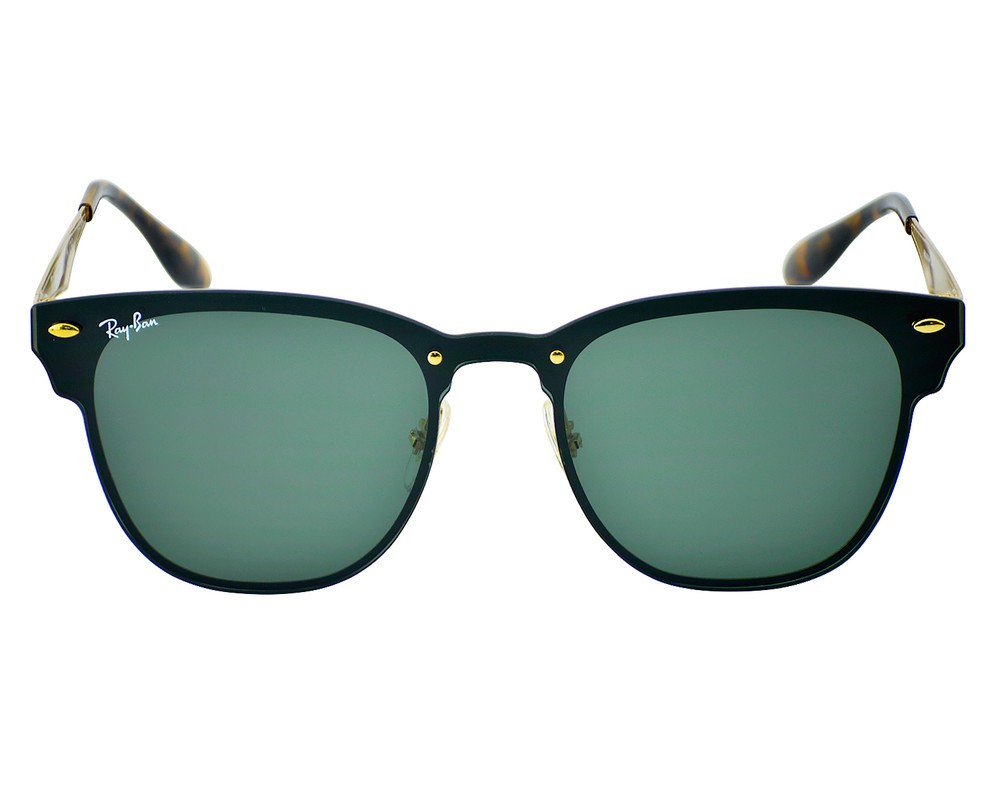 Ray-Ban Sunglasses RB3576N Blaze Clubmaster Gold Frame Green  display picture 1