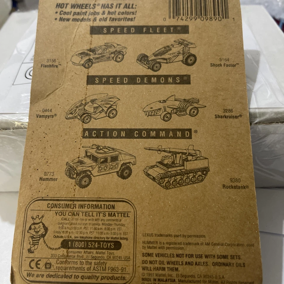 Hot Wheels LEXUS SC400 - Tarjeta Azul #209 - Negra, UltraHot Wheels Foto 4 de 4