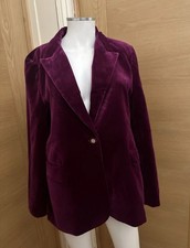 Giacca Blazer Velluto Zara Edizione Limitata Plum 8483/514