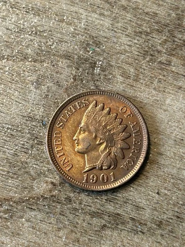 1901 Indian Cent AU