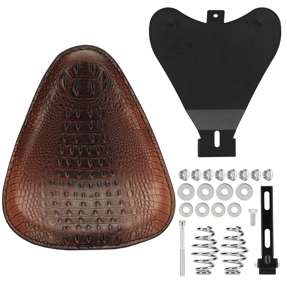 For Harley Sportster Bobber Chopper Motorcycle Spring Solo Seat Saddle Base Foto 2 de 4