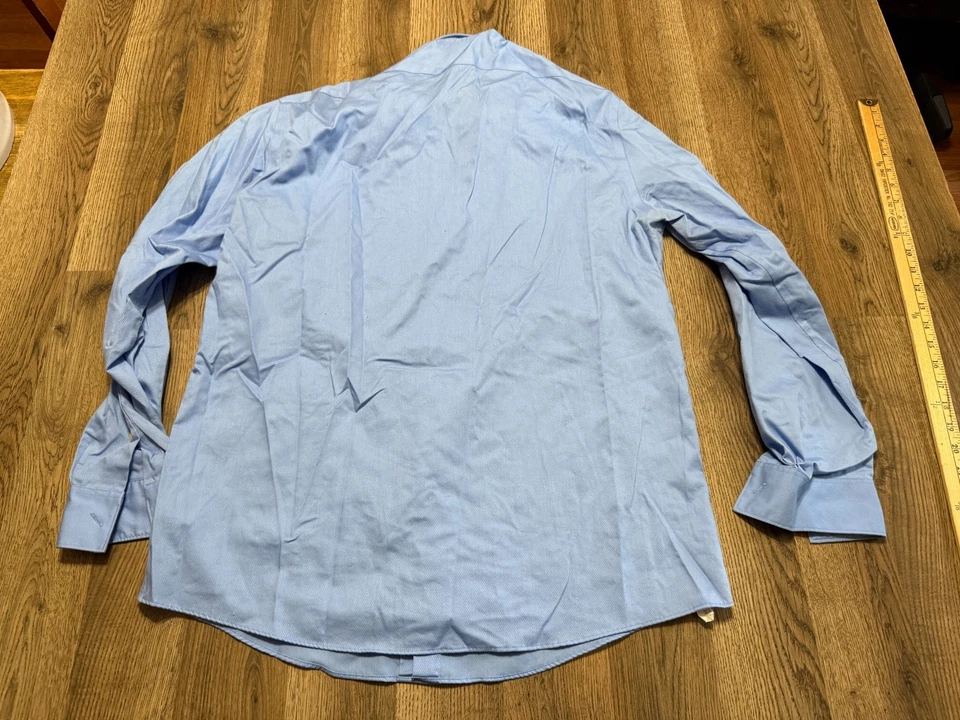 Jones New York Shirt, Men's Size 16.5 34-35, Blue, Long Sleeve, Button Up Shirt - Image 2 of 4