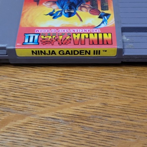 Ninja Gaiden III: Ancient Ship of Doom - Loose - NES - Picture 3 of 3