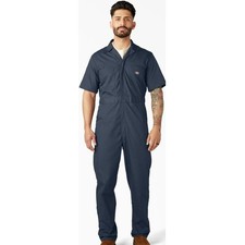 Dickies Men's XL Navy Blue Short Sleeve Full Length Bodysuit