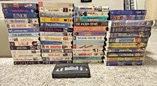 Lot of 53 VHS Tapes Family / Comedy / Kids No Dups - Disney, Warner, Universal
