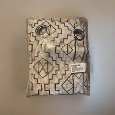 New Curtain RYB HOME Print Linen Sheer Curtains , 50 x 63 inch, 2