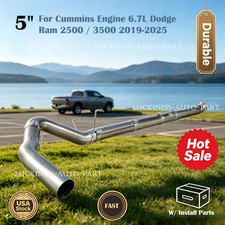 5in Down-pipe Back For Cummins 6.7l Engine For 2019-2025 Dodge Ram 2500 Ram 3500 5in Down-pipe Back For Cummins 6.7l Engine For 2019-2025 Dodge Ram 2500 Ram 3500