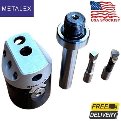 1-1/2'' Boring Head Set Milling With 12mm Straight Shank & HSS Carbide Tool Bit