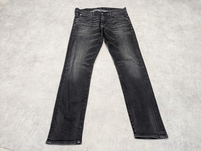 Edwin Jeans Herren W33 L32 Grau Denim Slim Tapered ED 85 Streetwear Stretch Freizeit