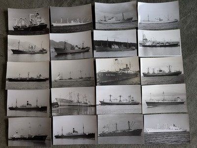 Bulk Lot 316 - Deutsche Frachtschiffe alle benannt - 20 , 5,5'' x 3,5'' Fotos