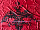 Byzantine Red War Flag Orthodoxy 47" x 79" EUC Constantinople Ecclesiastical — photo 4